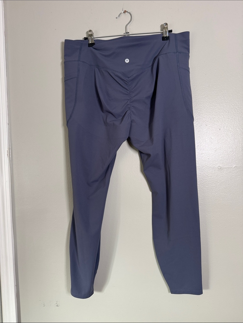 HALARA Slate Purple High-Rise Scrunch Back Joggers
